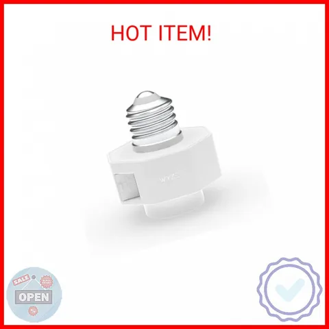 Wyze Lamp Socket Power Adapter for Wyze Cam v3/v4 (Camera Sold Separately)
