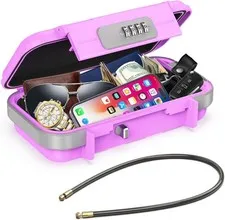 Portable Safe Box Combination Security Case Lockbox with Code Waterproof