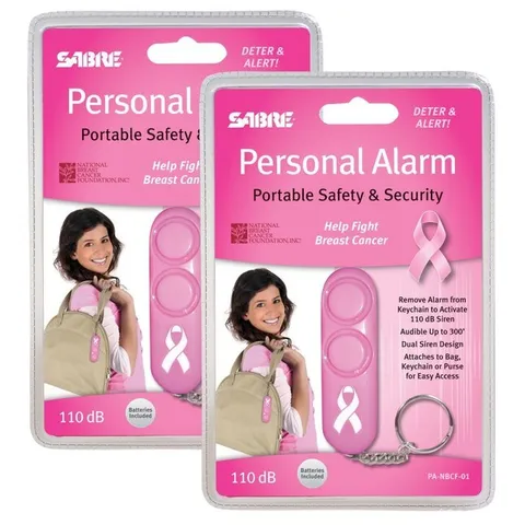 New In Package Sabre Personal Portable Key Chain Alarm 110dB PA-NBCF-01 ShipFast