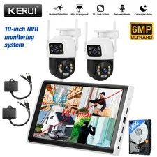 Wireless WiFi Security Camera NVR CCTV System Smart Outdoor Night Vision Cam