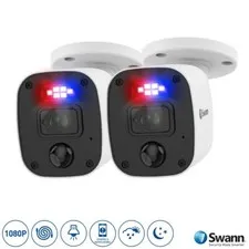 Swann PRO-1080MQB 1080p Enforcer Bullet CCTV Cameras Flash Audio 4680 x 2