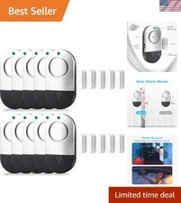 Window Door Alarm, 120DB Pool Alarm for Kids Safety, Door Chime for Store Home