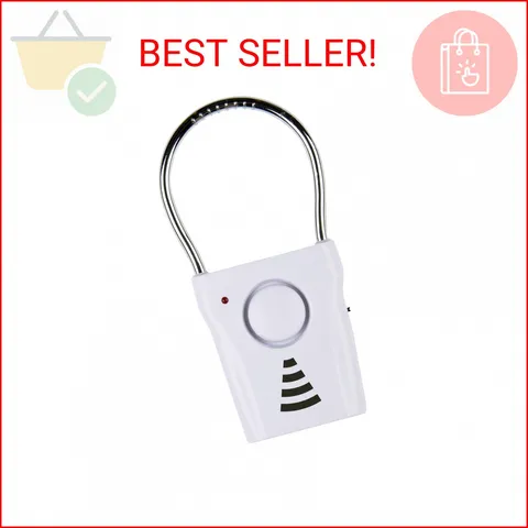 SABRE 110dB Door Handle Alarm, Extremely Loud Wireless Audible Up To 680 Ft Away