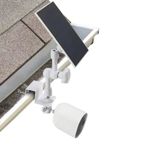 ALERTCAM 2-in-1 Weatherproof Gutter Mount for Arlo Solar Panel and Arlo Pro/A...