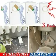 3Pcs Smart Water Leak Sensor Detector Alarm Flood Leakage Level Overflow Alarm