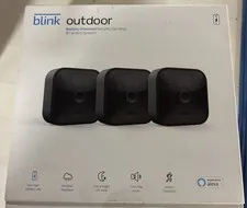 Blink Outdoor (3rd Gen) 3-Camera Wireless HD Security Camera System - New Sealed