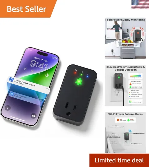 Power Failure Alarm WiFi, Smart Freezer Alarm, Free App Notification | Power ...