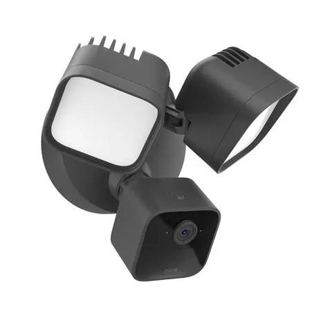 Blink Wired Floodlight Camera, 2600 Lumens, HD, Alexa, 1 Camera (Black)
