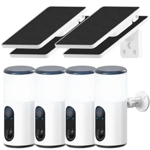 ANRAN 3MP Wireless Security Camera Outdoor WiFi Solar Battery Powered 2 Way Talk