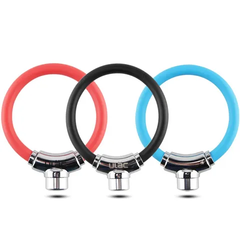 Lock Steel Cable Lock Cycling Parts for Outdoor Riding (Red) Steel Cable Lock