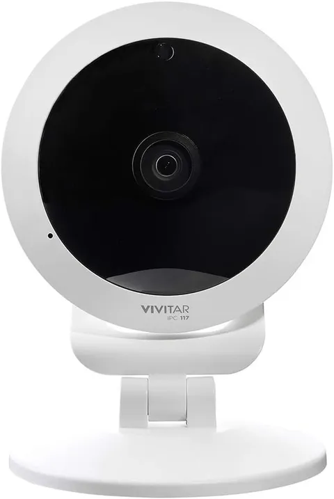 IPC-117 1080P Full HD Wi-Fi Smart IP Camera with 360 Degree View Angle Lens, Whi