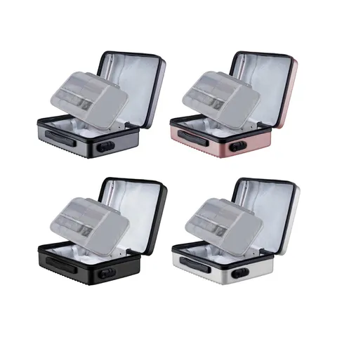 Fireproof Document Box Secure Storage Heat Insulated Briefcase files Organizer