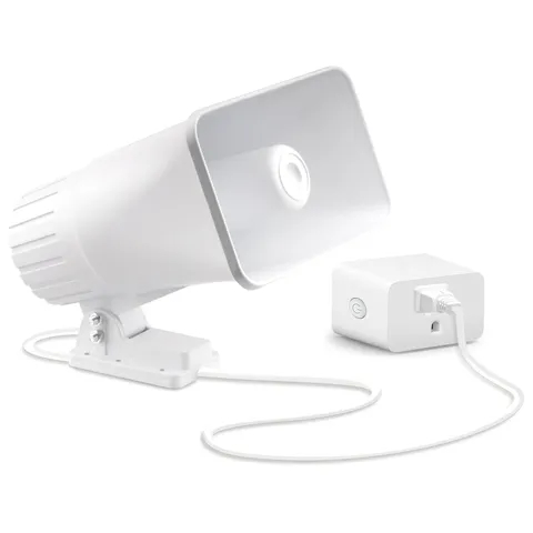 110V Outdoor Alarm Security Siren (TC-S7545-110), 80W Wired Horn, 120dB Long ...