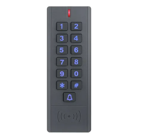 125KHz RFID Waterproof IP67 DC12V Access Control Keypad 1000 Users Door Opener
