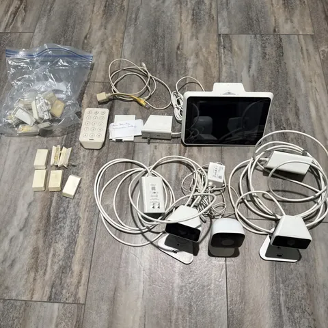 xfinity home security system sensor, camera, touch screen, keypad.Indoor Outdoor