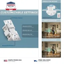 ECOELER Motion Sensor Light Switch, PIR Motion Detection Wall Switch with Adj...