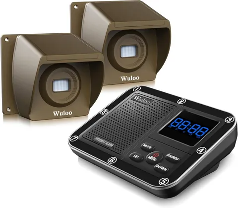 Wireless Driveway Alarm 1800 Feet Long Range Motion Sensor Alert System Driveway