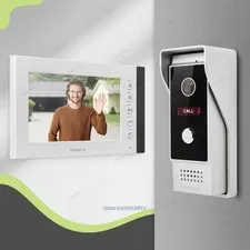 HOMSECUR Video Doorbell With 7" Monitor Wired High Stable HD 1080p Night Vision