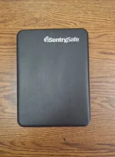 SentrySafe Security Lock Box Safe Small Travel Home Money Secure Steel *109