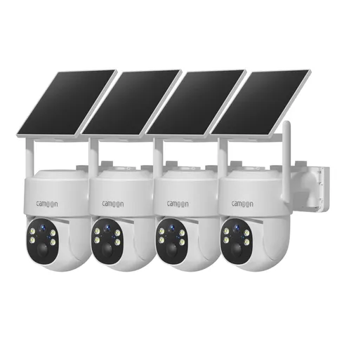 2K Solar Security Cameras Wireless Outdoor, 5/2.4Ghz WiFi Cameras for Home Se...