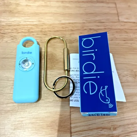 She's Birdie Personal Safety Alarm Keychain - Aqua