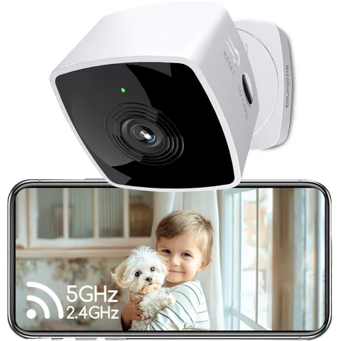 5GHz Cameras for Home Security, 2K Security Camera Indoor, Pet Camera with Ph...