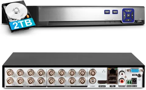 16 Channel Security Recorder DVR for 5MP Hybrid AHD/TVI/CVI/CVBS/IP Analog Cam