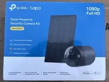 Tapo SolarCam C403 Kit, Outdoor Battery Camera w/Solar Panel, 1080P, Black 