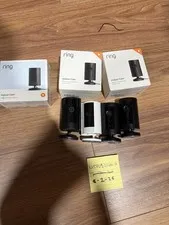 Ring Indoor Security Camera Bundle - Lot of 4 (Gen 1 & Gen 2) with Power Adapter