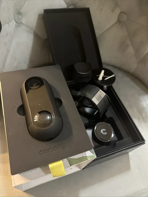 Canary Flex HD Security Camera Indoor/Outdoor Original Black In Box