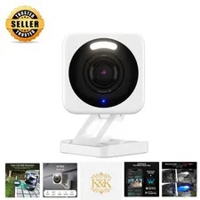 2.5K AI Security Camera - Indoor/Outdoor with Enhanced Night Vision