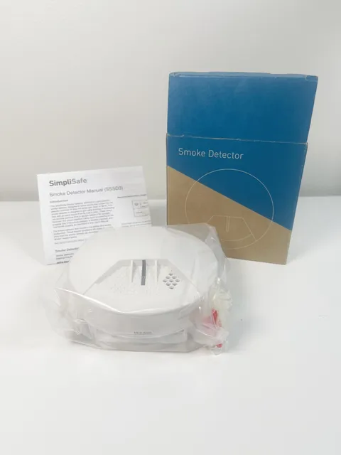 SimpliSafe SD3 Smoke Detector Alarm White New in Open Box