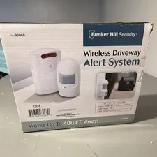 Bunker Hill Security Wireless Driveway Alert System 400 ft Receiver/Sensor