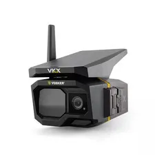 VKX Solar Powered 4G-LTE Outdoor Cellular Security Camera - No Wi-Fi Needed, SIM