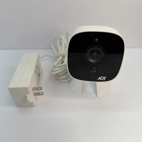 ADT OC845 1080p Wireless Outdoor Security Camera - White - W/ Cord