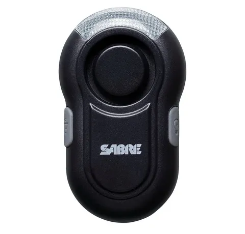 SABRE Personal Alarm with Clip LED Light & 120Db Runner Alarm Weatherproof 