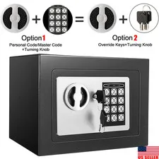 Digital Electronic Safe Box Keypad Lock Security Home Office Cash Jewelry Gun US