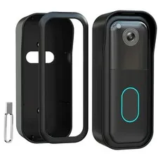 No Drill Blink Doorbell Mount for Blink Video Doorbell Camera 2nd Gen,Black