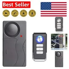 Enhanced Security with 110dB Wireless Vibration Alarm - Perfect for Vehicles