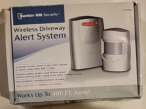 Bunker Hill Security~Wireless Driveway Infrared (400 FT) Alert System #69590
