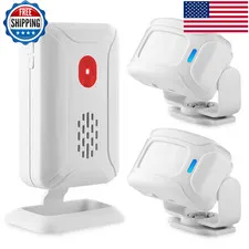 Cruxer Motion Sensor Alarm When Enter Sensing Range Wireless Detector Chime