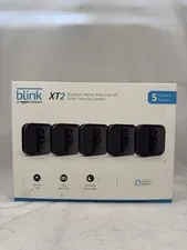 Blink XT2 5-Camera Indoor/Outdoor Wi-Fi Surveillance System Black
