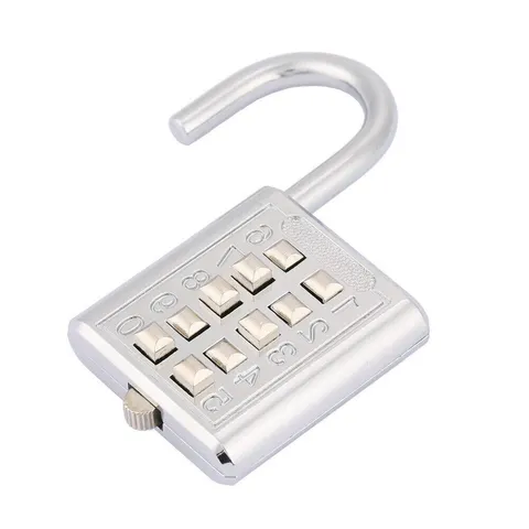 5 Digit Combination Padlock Zinc Alloy Password Lock for Door School Gym Fence