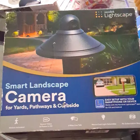 Novolink Lightscape Smart Outdoor Wi-Fi Camera HD Motion 2-Way Audio Night