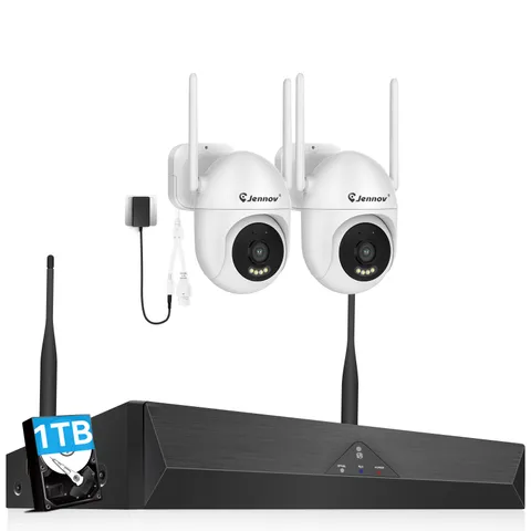 WiFi 10CH 1TB NVR Video Surveillance System Security Camera System Outdoor