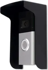 Steel Weather-Blocking Cover for Outdoor Video Doorbells with Anti-Glare Design