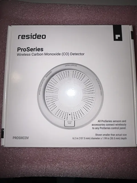 New Resideo Pro Carbon Monoxide Detector Compatible With Resideo Pro Systems
