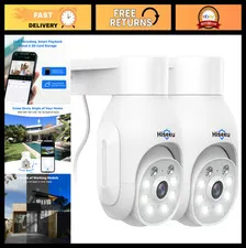 5MP WiFi Security Camera - HD Surveillance, Night Vision, Motion Detection