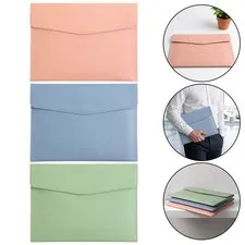 3ppcs PU A4 File Folder, Document Envelope Holder, Portfolio Pouch,