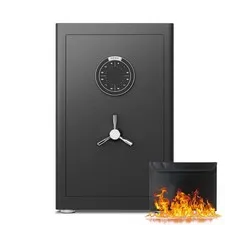 3.0 Cu Ft Fireproof Home Safe with Digital Keypad & Heavy Steel Bag